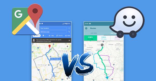 Google Maps vs Waze, una sfida continua fra app di navigazione